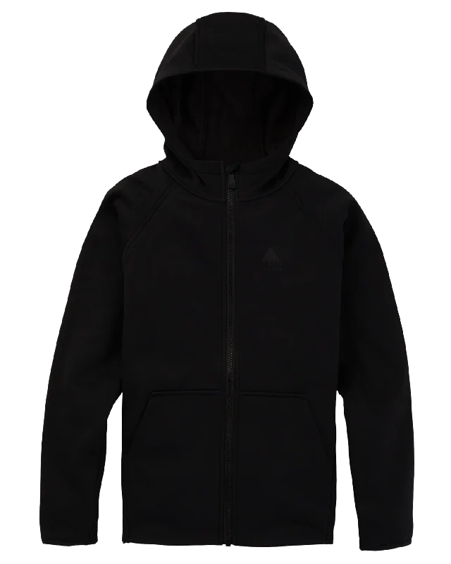 Burton Kids' Crown Weatherproof Full-Zip Fleece - True Black