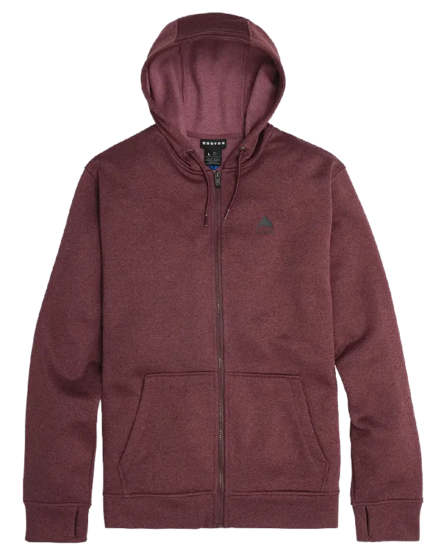 Burton Men's Burton Oak Full-Zip Hoodie - Almandine Heather