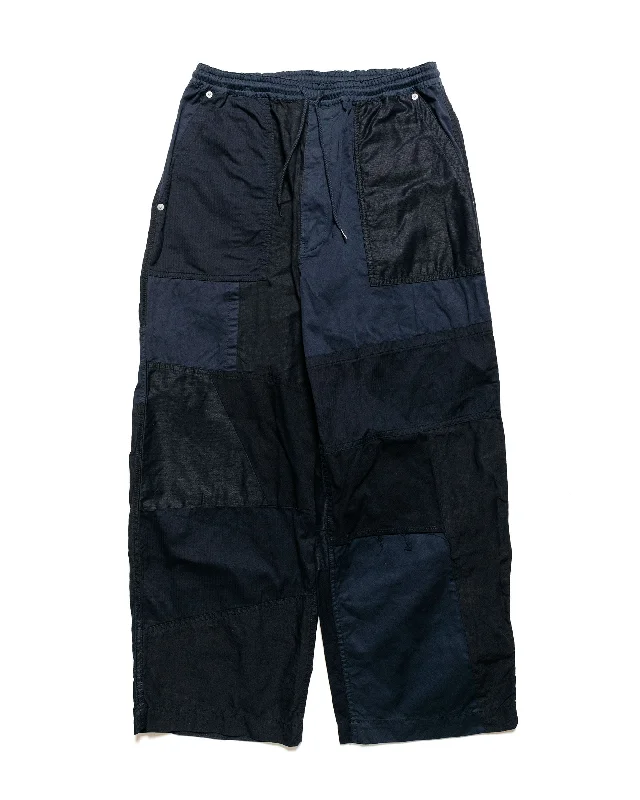 Comme des Garçons HOMME Multi Fabric Pants Navy