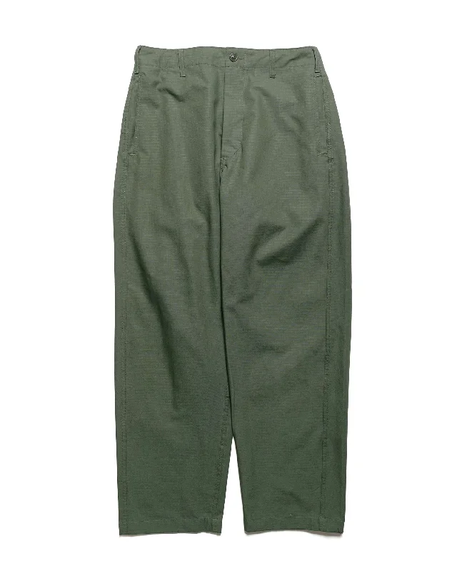 Engineered Garments Workaday Utility Pant Olive Cotton Ripstop