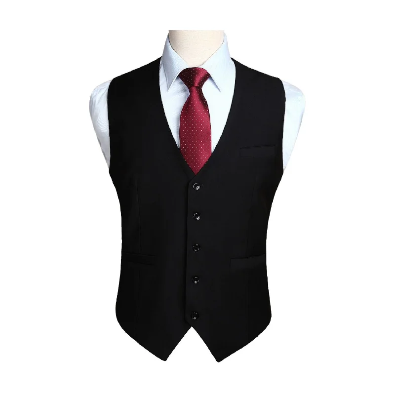 Formal Suit Vest - BLACK