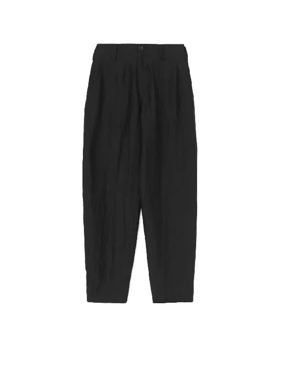 HIGH TWISTED GABARDINE LOW-RISE BASIC PANTS