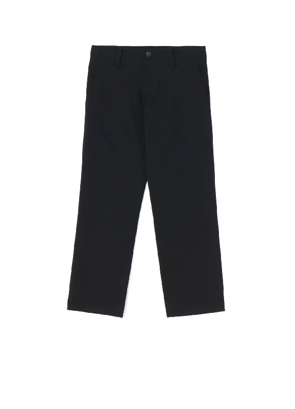 30/-COTTON TWILL LOW-RISE STRAIGHT FIT PANTS