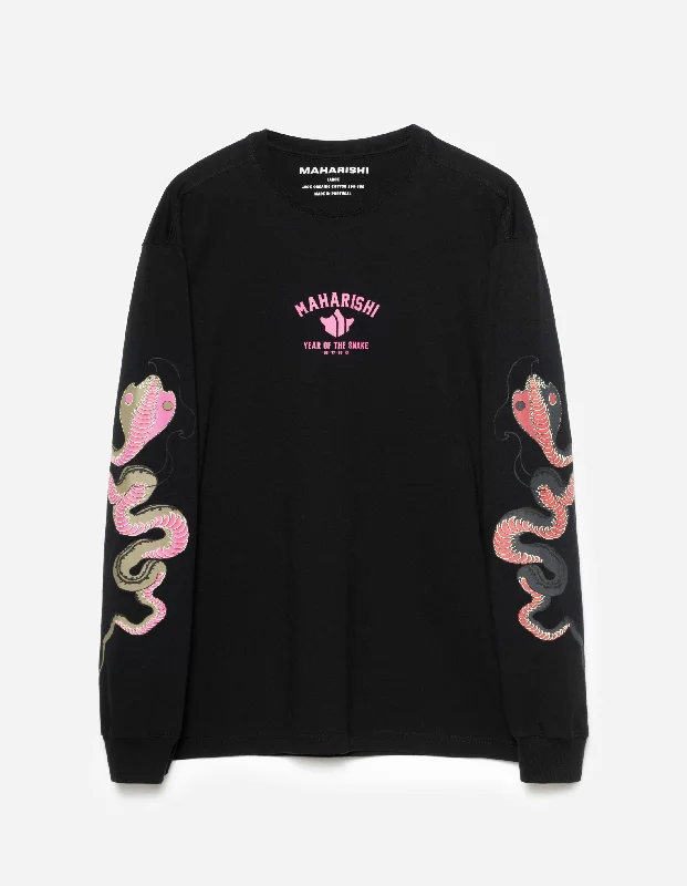 1452 Year of the Snake L/S T-Shirt Black