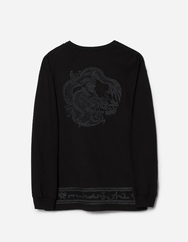 5243 Thar Dragon L/S T-Shirt Black