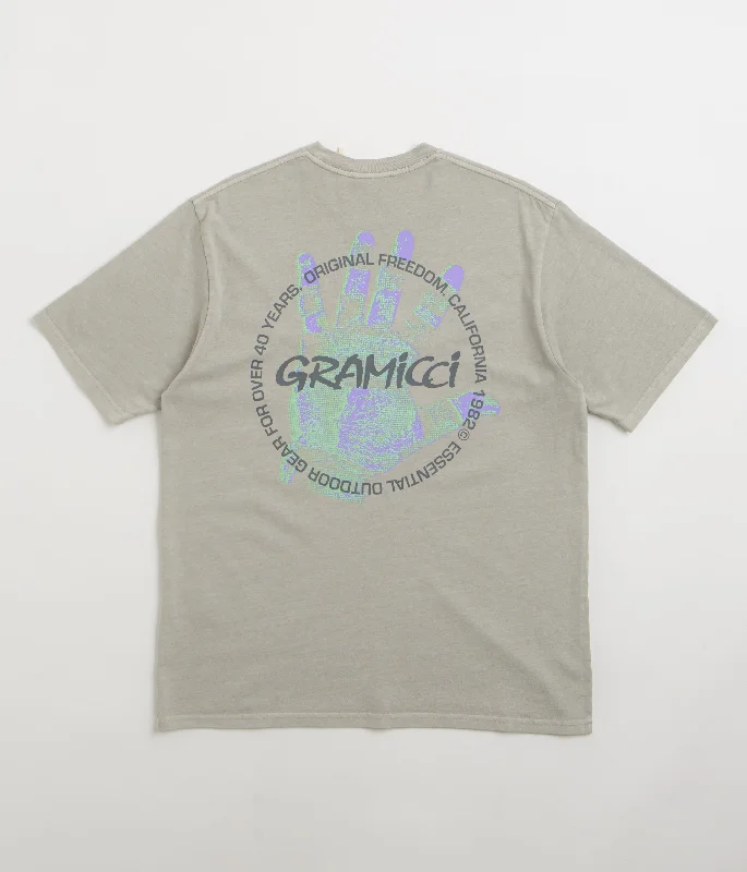 Gramicci Climbers Hand T-Shirt - Pigment Slate