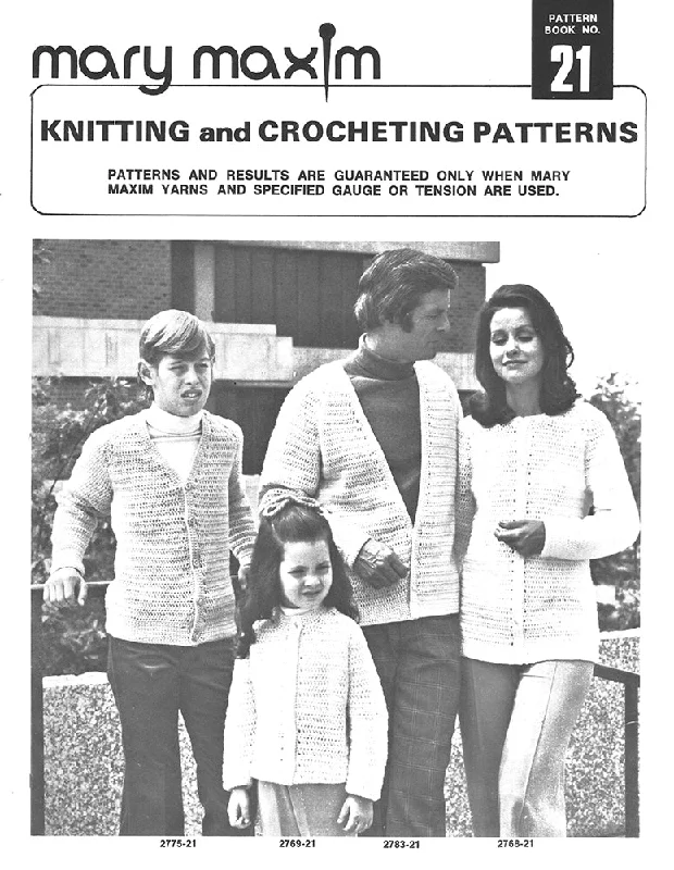 Knitting and Crocheting Pattern Booklet