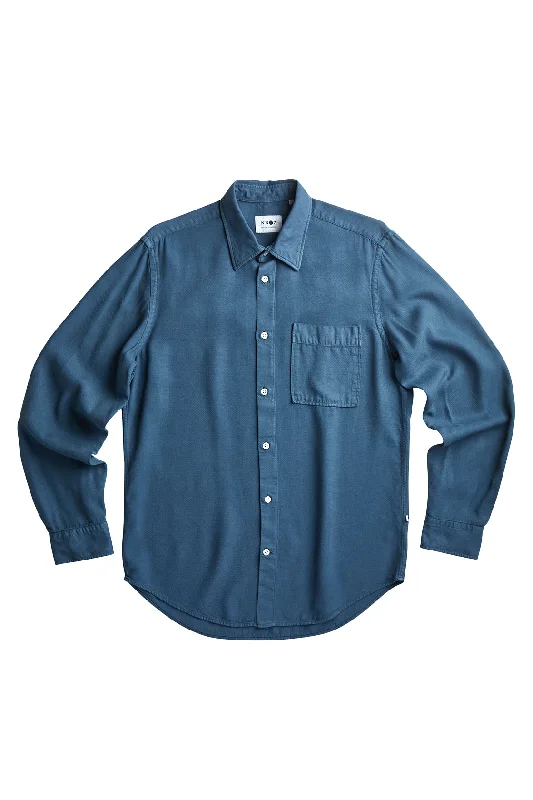 NN07 Arne 5408 LS Shirt Sea Blue