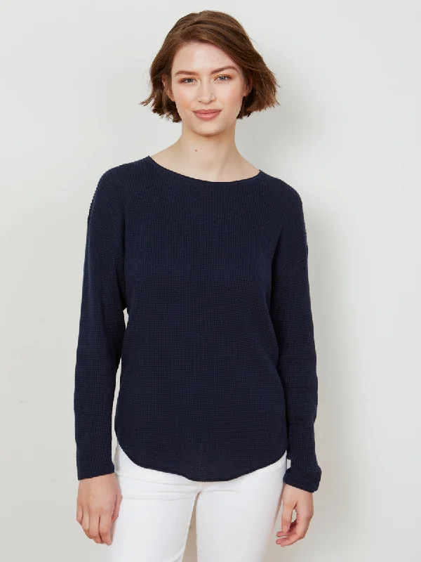 SHIRTTAIL EASY BOATNECK