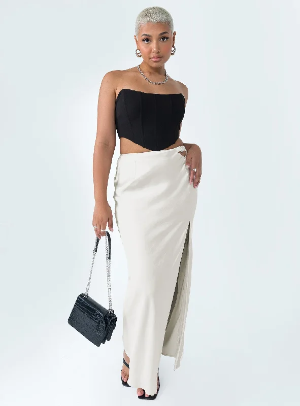 The Lonely Maxi Skirt Cream