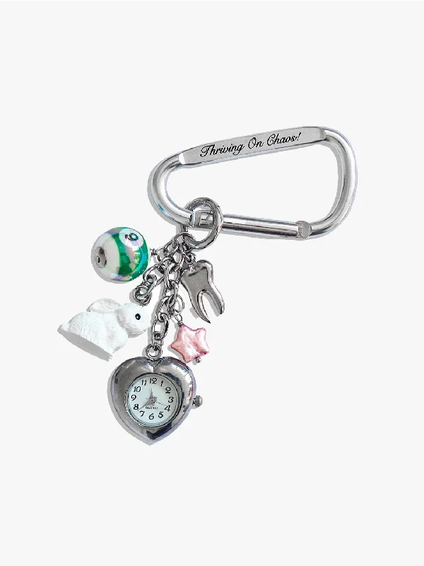 Thriving on Chaos Charms Carabiner - Silver