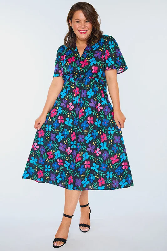 Marley Cotton Paper Posies Dress