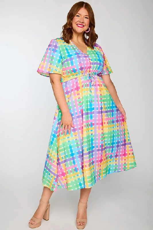 Marley Rainbow Weave Dress